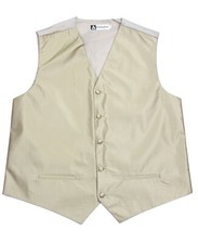 Men's Textured Solid Light Olive Tone on Tone Tuxedo Vest Formals Waistcoat Prom