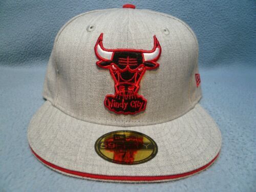 Chicago Bulls Windy City Hardwood Classics New Era Sz 7 1/2  display picture 2