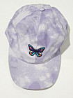 David and Young~ Womens Strap Back Dad Hat ~ Purple ~Butterfly Patch ~New w/Tag — photo 2