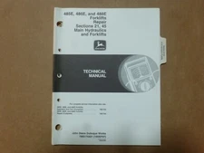 John Deere 485E 486E 488E Forklift Hydraulic System & Schematics Service Manual