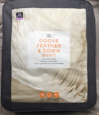 black feather down comforter