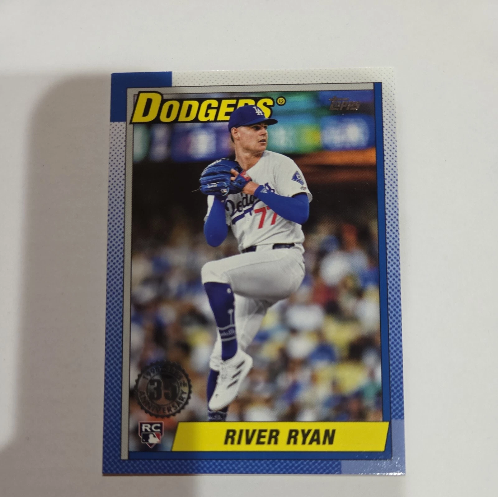 2025 Topps Series 1 River Ryan  Rookie rc 1990 t90-49 Los Angeles dodgers