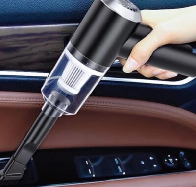 ''Rechargeable Car Vacuum Cleaner: Cordless, Cyclone Suction