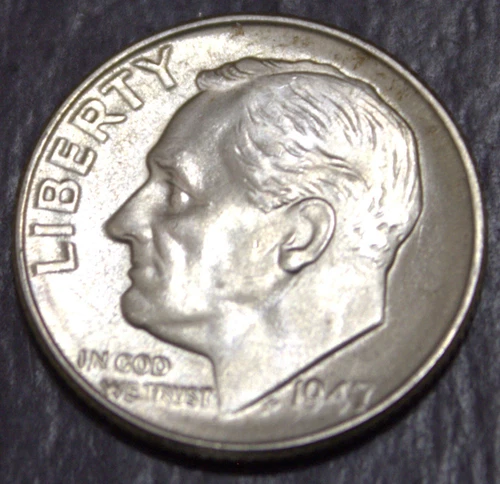 1947 D Roosevelt Dime Choice BU  Lot F 182