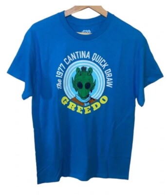 Disney Parks Star Wars The 1977 Cantina Quick Draw Greedo T-Shirt Size XL