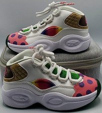 Reebok x Hasbro Classic Question Mid Iverson Candy Land GZ0082 GS Boys Size 1