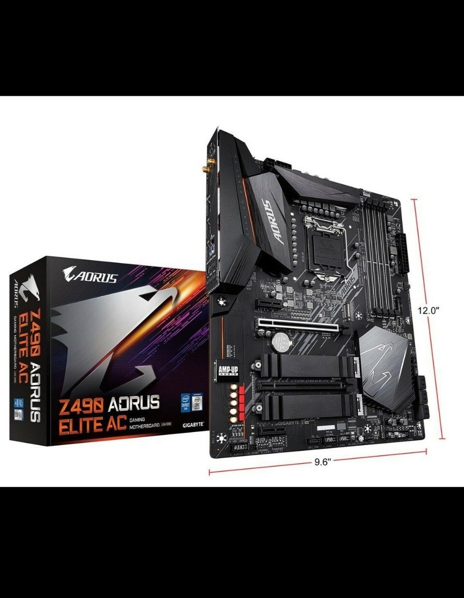 Z490 Aorus Elite AC Gaming Motherboard | eBay