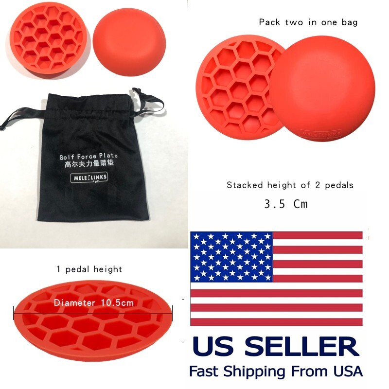 Golf Training Aid Force Plate Improve Balance Pedal Club Speed Plane Corrector eBay