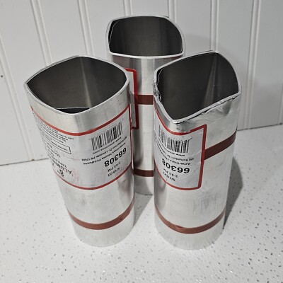 DAMAGED (Lot Of 3x) Amerimax Flashing Aluminum 8-In. x 10-Ft. ''MADE In USA''
