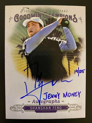 2018 UPPER DECK GOODWIN CHAMPIONS INSCRIBED AUTOGRAPH SHANSHAN FENG #A-FE 19/25