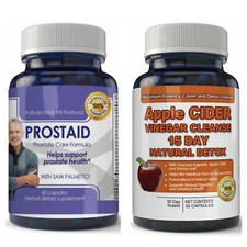Prostate Bladder Care Apple Cider Vinegar Colon Cleanse 15 Day Detox Supplement