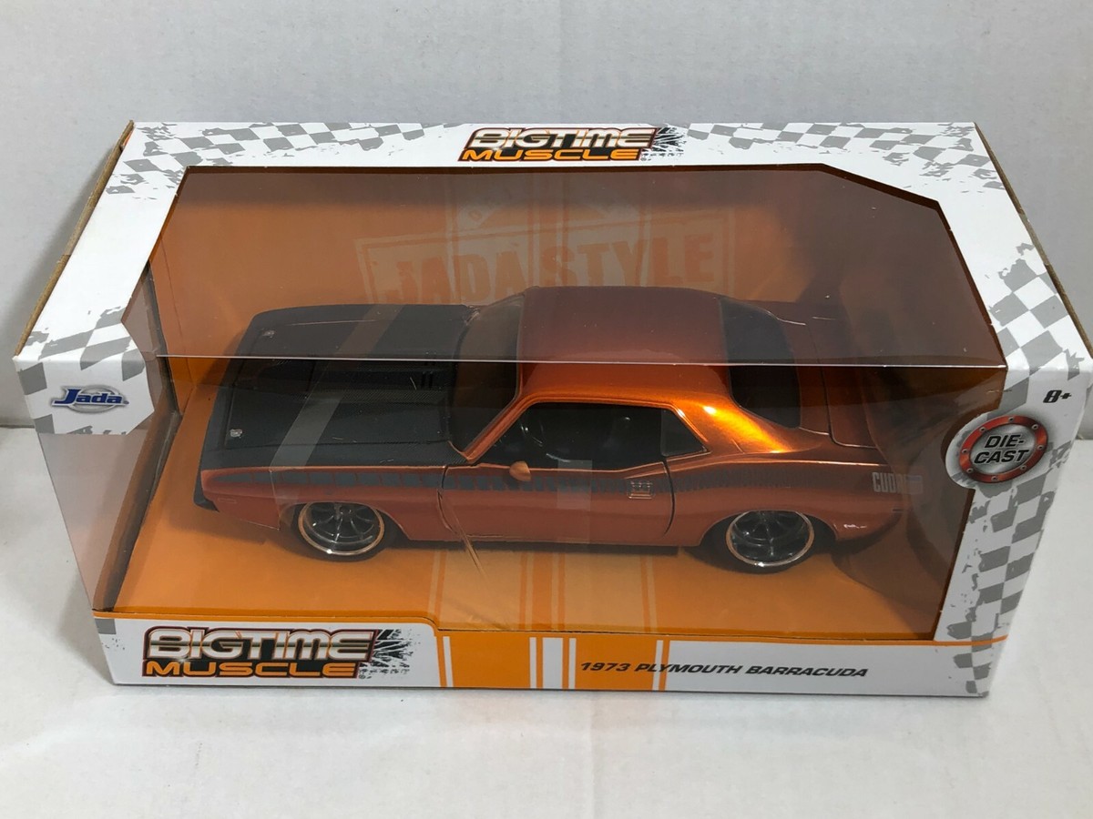 JADA BIGTIME MUSCEL BTM 1973 PLYMOUTH BARRACUDA 1:24 DIECAST MODEL