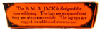 Vintage B.M.S. Double Circuit Closed Jack - #204 - In Original Box — photo 2