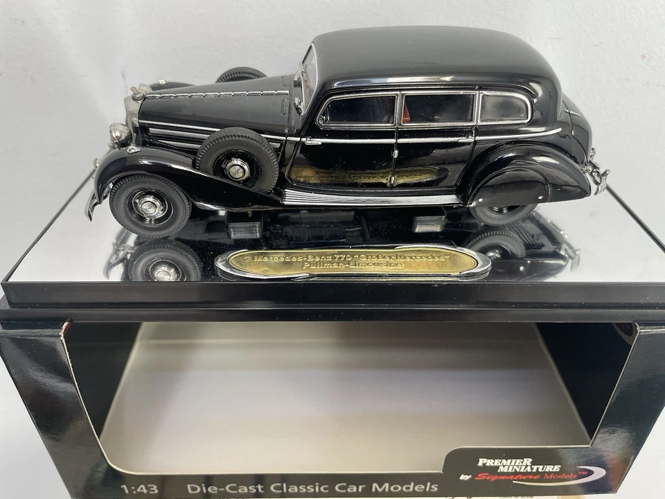 MERCEDES-BENZ 770K GROBER PULLMAN LIMOUSINE DE 1938 AU 1/43 SCALE PM43709 - Photo 3/4