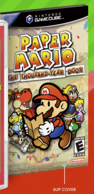Paper Mario: The Thousand-Year Door  Switch Exclusive Slipcover ONLY  NO GAMES