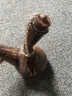 Vintage Leather Cover Wine Bottle Decanter Mallorca — photo 2