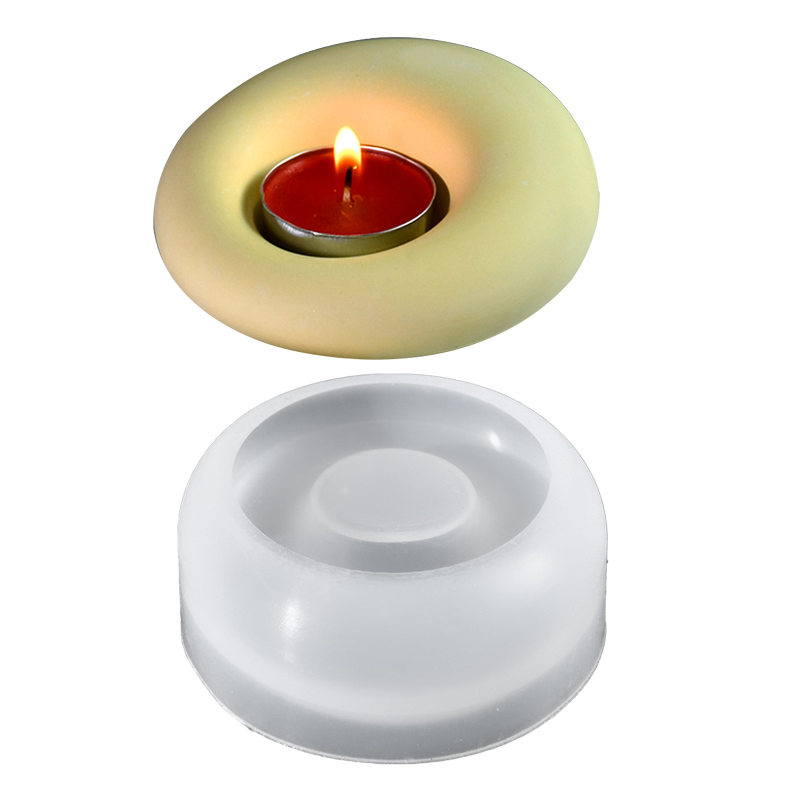 Silicone Mold Candle Holder Mold Candlestick Mold Crystal Drip Plaster Mold