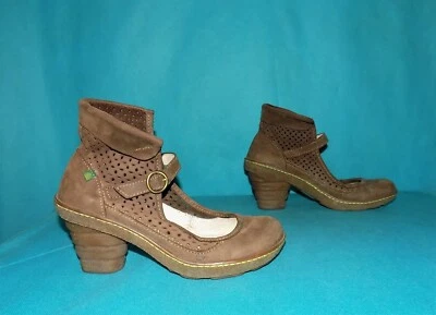 escarpins EL NATURALISTA en nubuck marron pointure 38 EUR - Photo 1/4