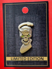 HRC Hard Rock Cafe Stockholm Scandinavian 3D Skull Series Gold LE250 new