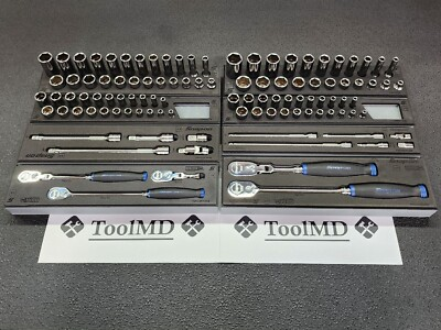 #ad #ad Snap on Tools NEW POWER BLUE 106pc 1 4quot; amp; 3 8quot; Dr SAE amp; Metric Foam Tool Set $3395.00