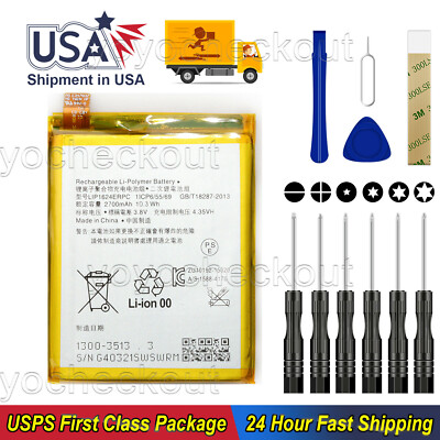 New Battery LIP1624ERPC For Sony Xperia X Performance F8131 Tool