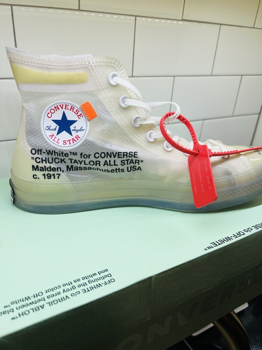 RARE** New Size 11 Converse Off-White x Vulcanized The Ten