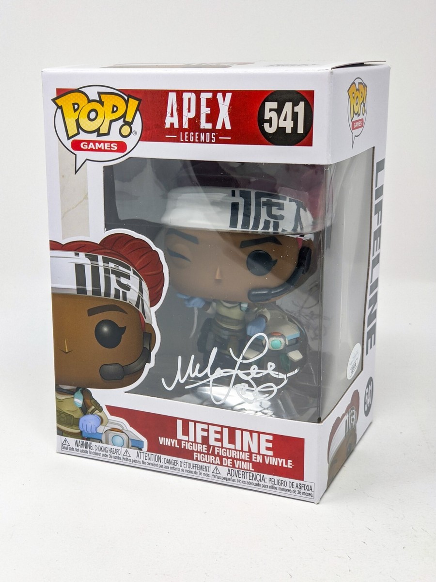 Mela Lee Apex Legends Lifeline #541 Signed VAULTED Funko Pop JSA