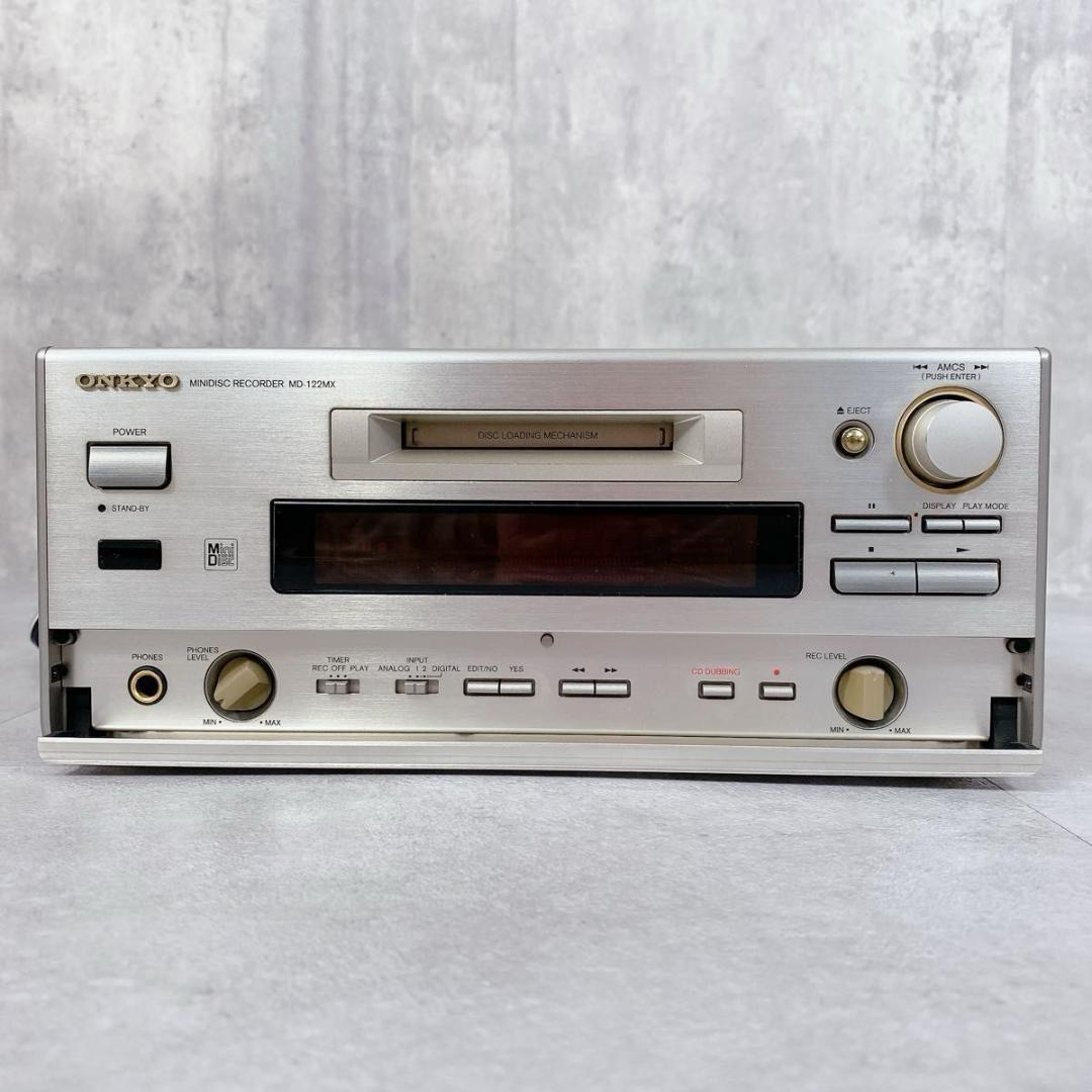 ONKYO MD-122MX MD Deck High-Quality Sound MD Recorder Very Good