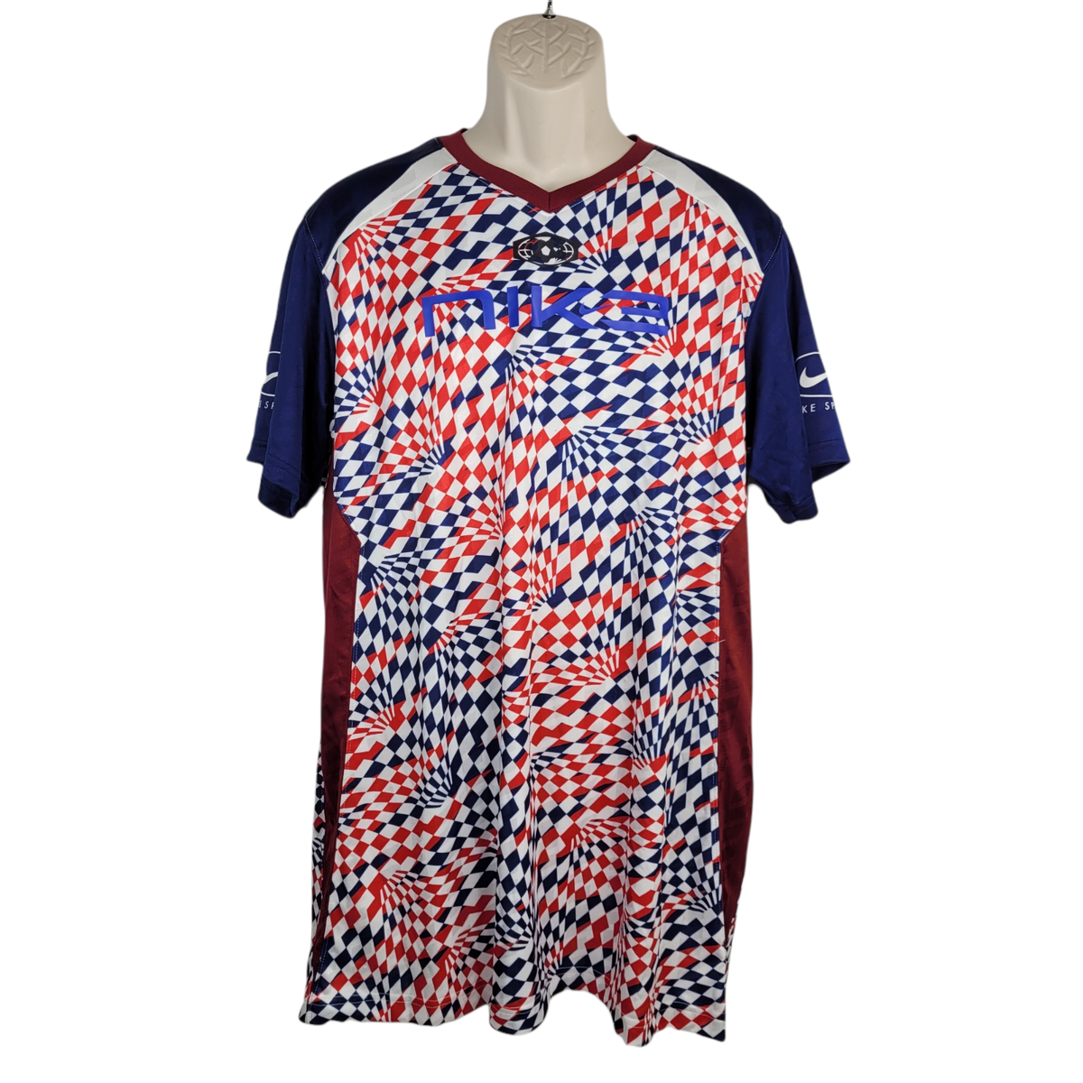 Nike Sportswear Jersey Dress Womens Size M Red White Blue | eBay Nike Sportswear Jersey Dress Womens Size M Red White Blue | eBay
