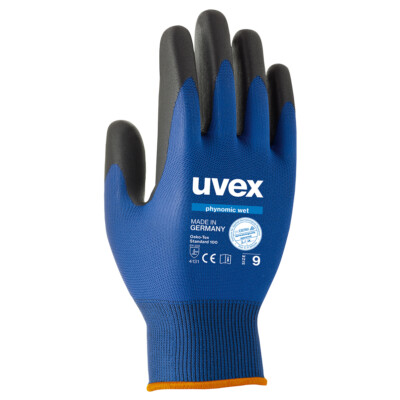 ABVERKAUF uvex phynomic M1 WET Montagehandschuh Arbeitshandschuh Schutzhandschuh
