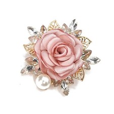 Elegant Rose Flower Brooch Pin for Women Men Wedding Party Gentleman's Essent...