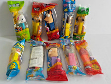 LOT OF 10 RETIRED PEZ CANDY DISPENSERS-New in Bag 1991-2011