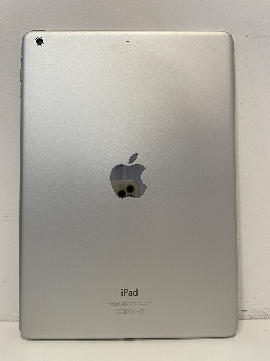 Apple iPad Air 1st Generation 16GB, Wi-Fi, 9.7in - Silver - Good