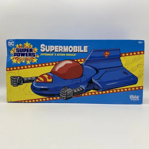 McFarlane DC Super Powers Supermobile Superman Action Vehicle New