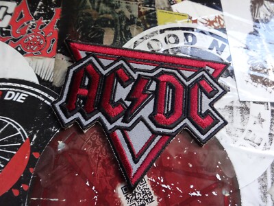AC/DC Patch Shape Heavy Rock Metal Rainbow Saxon Kyuss