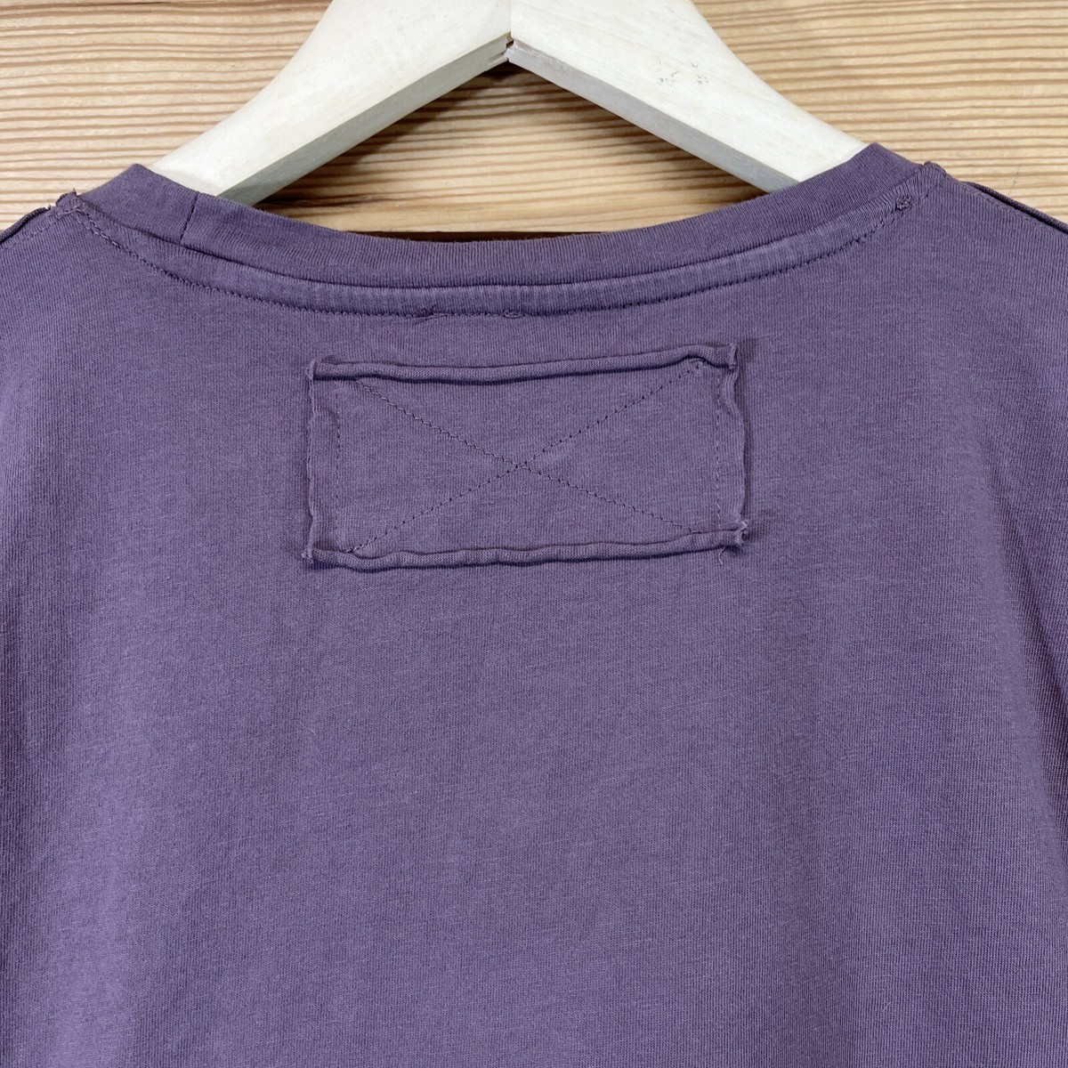 Mono B Womens T Shirt Small Purple Short Sleeve 100% Cotton