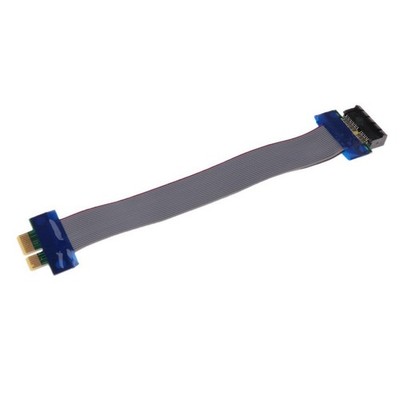 PCI-E 1X Riser-Karten-Extender-Kabelband Flexible Kabel Adapterkabel