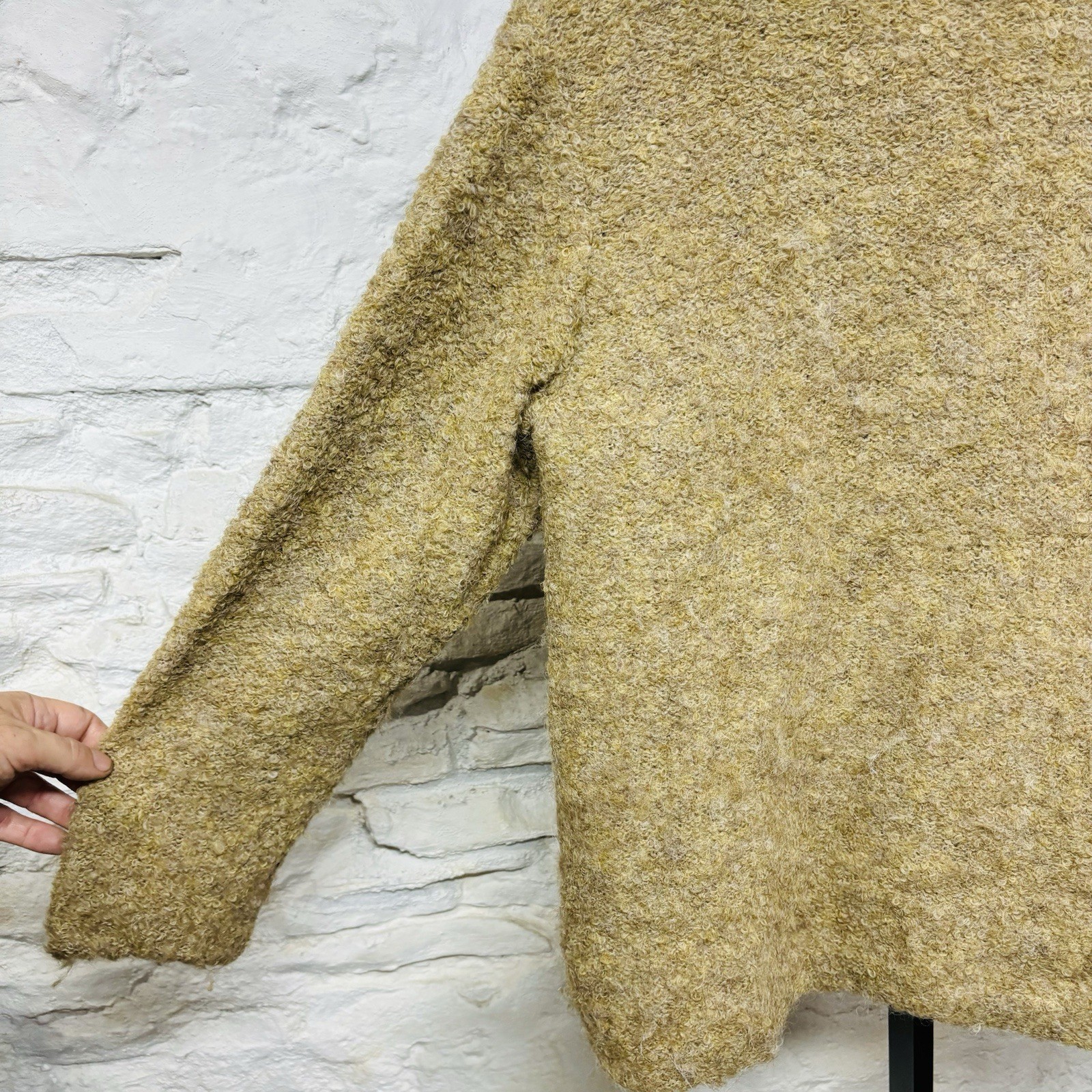 Peruvian Connection Mock Neck Pullover Sweater Be… - image 4