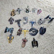 Star Wars Diecast Ships Lot 19 Trade Federation Fighter Fett Vader Skywalker