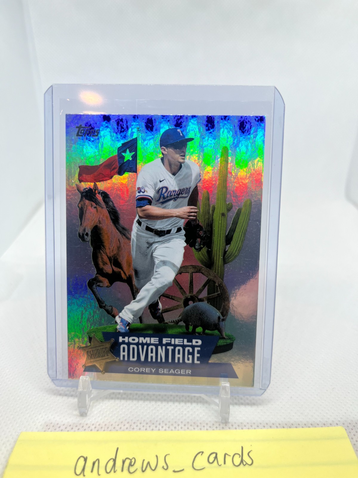 2022 Topps Update Home Field Advantage Corey Seager #HA-29 SSP Rangers Case Hit