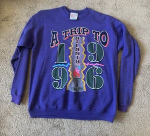 Vintage Hanes Heavyweight Crewneck Sweatshirt 1996 Atlanta Summer Olympic Sz L