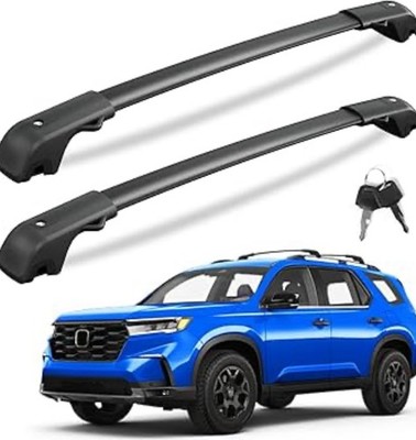 KINGGERI Lockable 220lbs Roof Rack Cross Bars Compatible with Honda Pilot 2023 2