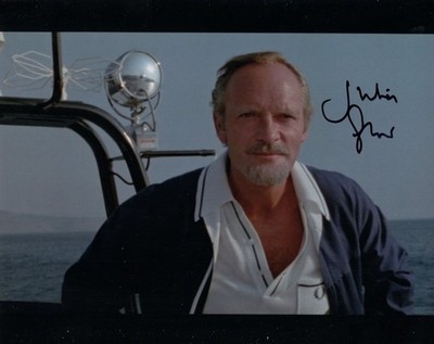 007 Bond Film For Your Eyes Only 8x10 Szene Foto signiert von Julian Glover - Nr2