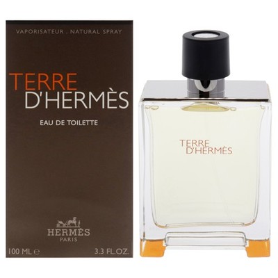 2 Pack Terre DHermes by Hermes for Men - 3.3 oz EDT Spray