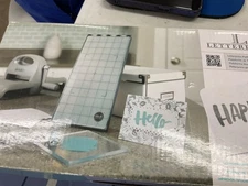 UNUSED LETTERPRESS PLATFORM STARTER KIT INCLUDES INK BRAYER PRINTING PLATES