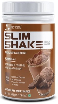 Mypro Sport Nutrition Slim Shake Protein Powder, Sugar-Free, Chocolate 500gm