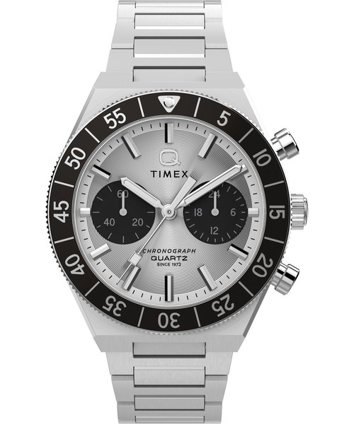 Timex Q Timex Continental Silber Herren Armbanduhr TW2Y55800-image