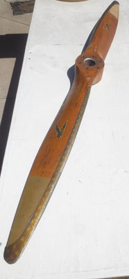 Gorgeous G B  Lewis  Wooden Airplane Propeller  Measures 72'' long!