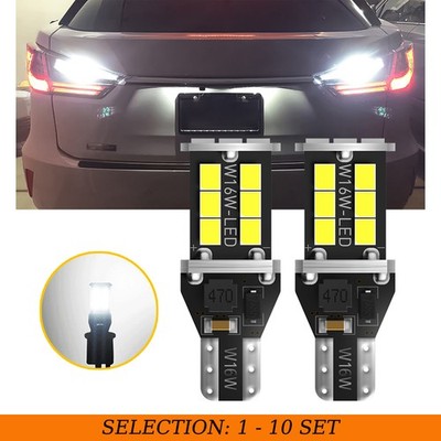 2-20X T15 921 912 LED Reverse Backup Light Bulb W16W 6000K Super Bright White YL