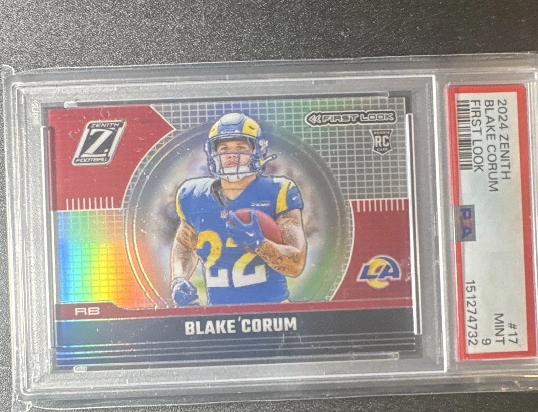 Blake Corum Panini Zenith First Look #17 Base
